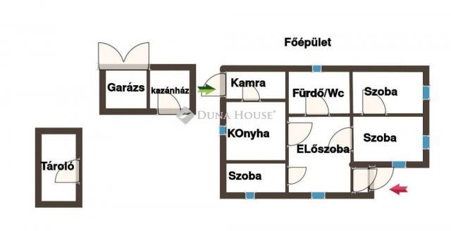 Eladó családi ház, Tápiószelén 18 M Ft, 3 szobás