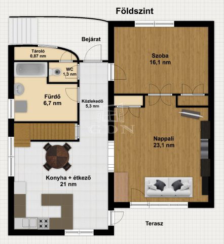 Eladó családi ház, Zalaegerszegen 89.9 M Ft, 5 szobás