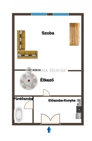 Eladó téglalakás, Budapesten, II. kerületben 89.9 M Ft, 1 szobás