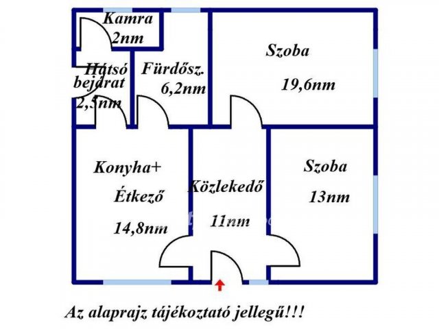 Eladó családi ház, Kunhegyesen 13 M Ft, 2 szobás