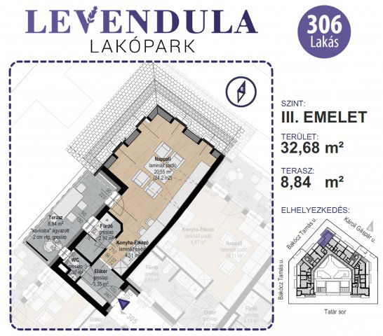 Eladó téglalakás, Kecskeméten 50.1 M Ft, 1 szobás