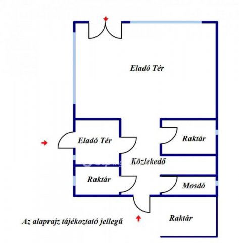 Eladó üzlethelyiség, Csanádpalotán 10 M Ft