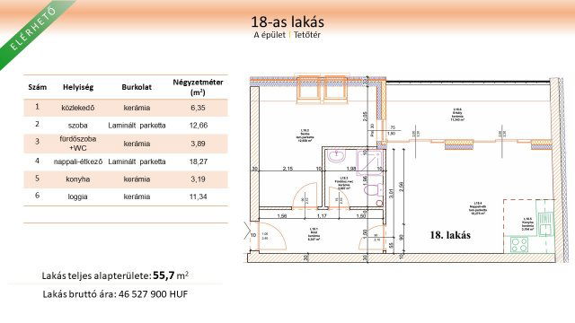 Eladó téglalakás, Nyíregyházán, Vasgyár utcában 46.528 M Ft