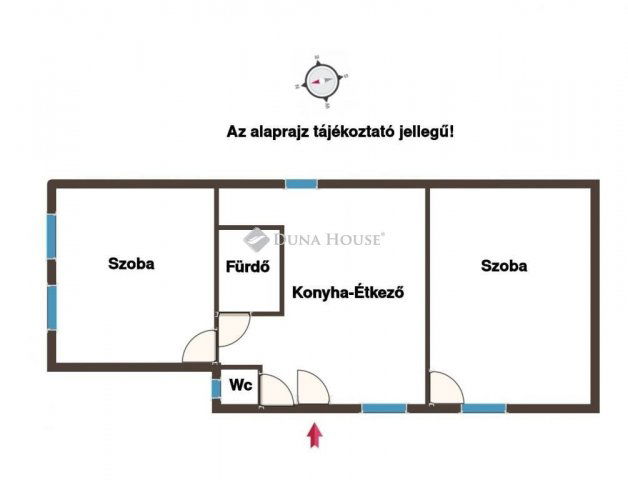 Eladó családi ház, Magyarszerdahelyen 6.9 M Ft, 2 szobás