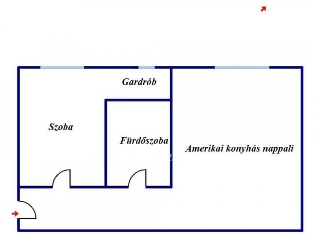 Eladó téglalakás, Miskolcon 17.8 M Ft, 1+1 szobás
