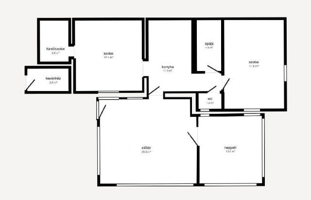 Eladó nyaraló, Mezőcsáton 32.9 M Ft, 6 szobás