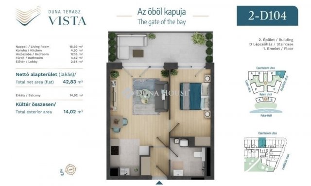 Eladó téglalakás, Budapesten, XIII. kerületben 82.5 M Ft