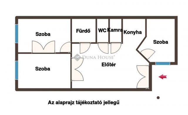 Eladó téglalakás, Budapesten, V. kerületben, Belgrád rakparton