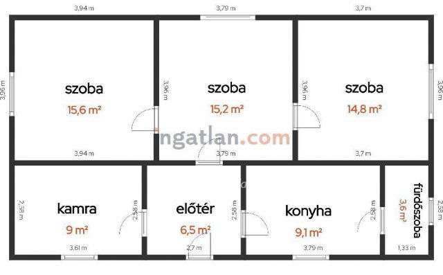 Eladó mezogazdasagi ingatlan, Tiszakécskén 24.9 M Ft, 2 szobás