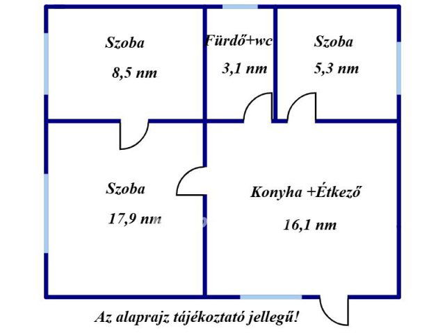Eladó családi ház, Békésen 15 M Ft, 1+2 szobás