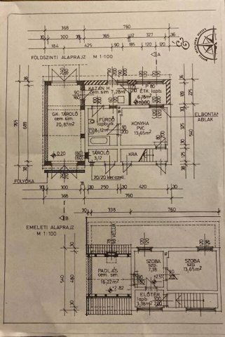 Eladó családi ház, Pécsett 41.9 M Ft, 1+1 szobás
