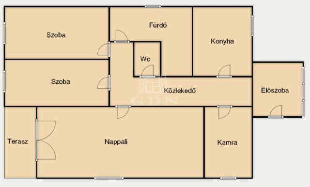 Eladó családi ház, Hajmáskéren 62.9 M Ft, 3 szobás