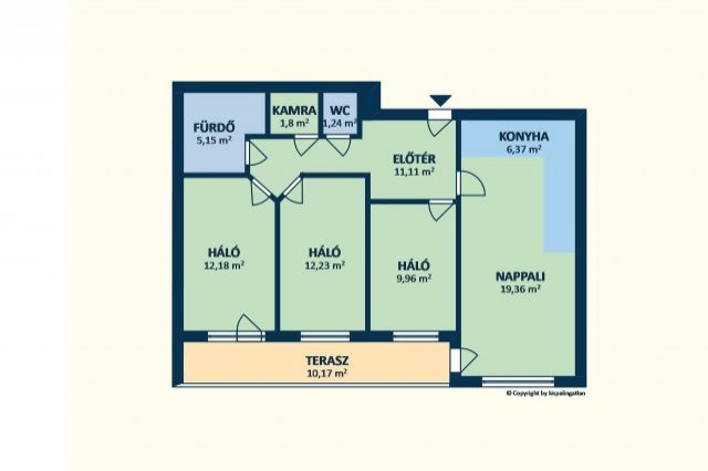 Eladó téglalakás, XIV. kerületben, Kövér Lajos utcában