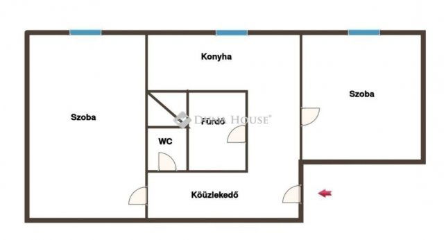 Eladó panellakás, Pécsett 56.9 M Ft, 2 szobás