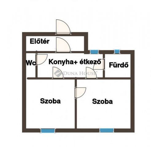 Eladó családi ház, Újpetrén 17.2 M Ft, 2 szobás