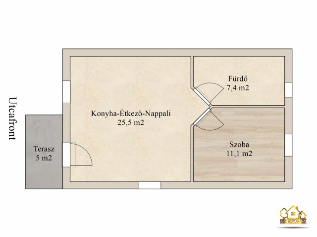 Eladó nyaraló, Dunaharasztin 57 M Ft, 1+1 szobás