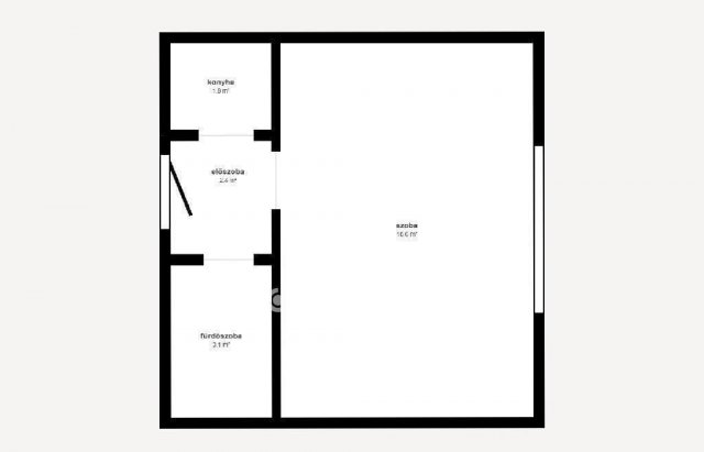 Eladó téglalakás, Kazincbarcikán 10.99 M Ft, 1 szobás