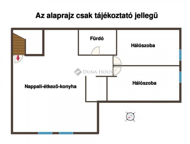 Kiadó téglalakás, albérlet, Etyeken 295 E Ft / hó, 3 szobás