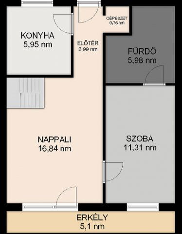 Eladó téglalakás, Szentendrén 94.9 M Ft, 3 szobás