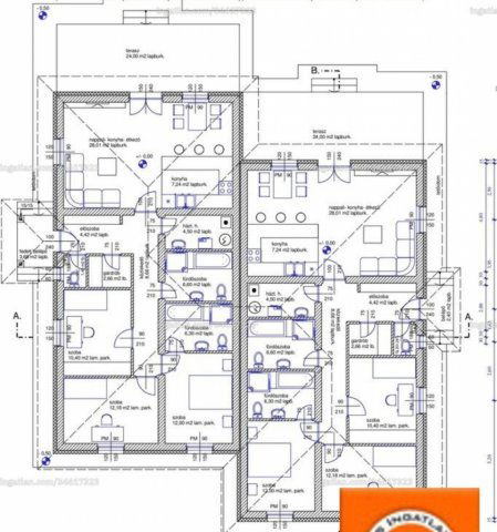Eladó ikerház, Iváncsán 70 M Ft, 4 szobás