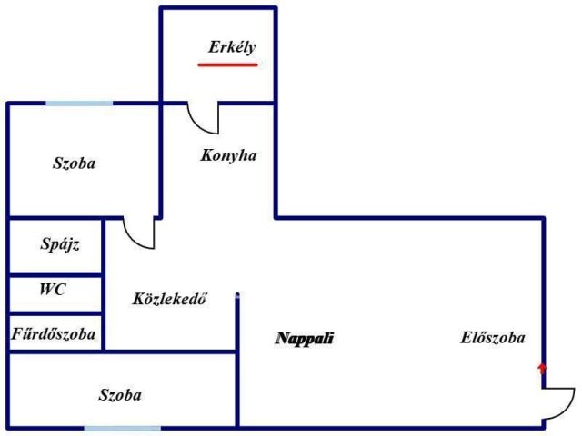 Eladó téglalakás, Nyíregyházán 59 M Ft, 3 szobás