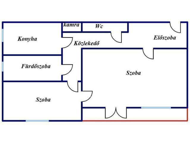 Eladó téglalakás, Egerben 44.9 M Ft, 2 szobás