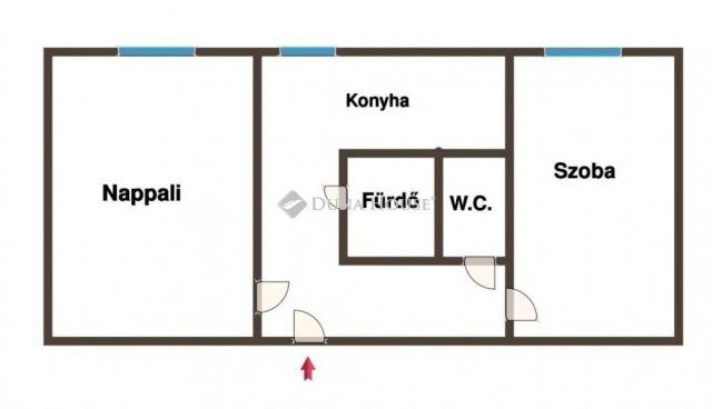 Eladó panellakás, Pécsett 42.9 M Ft, 2 szobás
