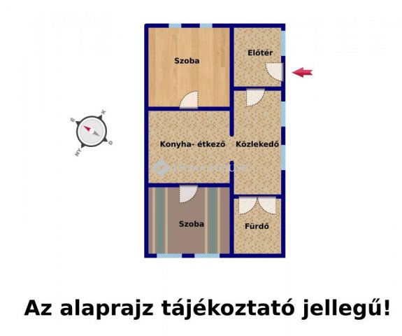 Eladó családi ház, Monoron 47.9 M Ft, 2 szobás