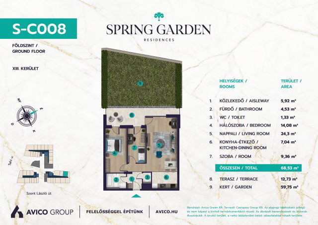 Eladó téglalakás, Budapesten, XIII. kerületben 139.39 M Ft