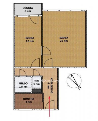 Eladó panellakás, Budapesten, X. kerületben 63.5 M Ft, 2 szobás
