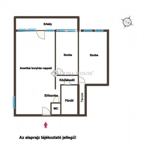 Eladó téglalakás, Budapesten, XX. kerületben 62 M Ft, 3 szobás