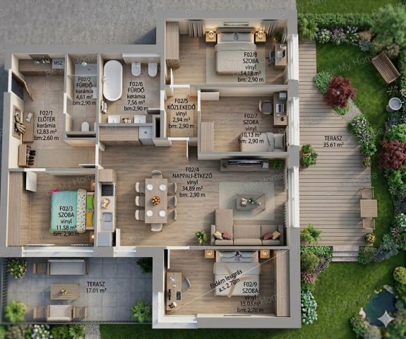 Eladó téglalakás, Budapesten, III. kerületben 254 M Ft, 5 szobás