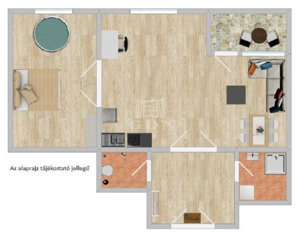 Kiadó téglalakás, albérlet, Szegeden 210 E Ft / hó, 2 szobás