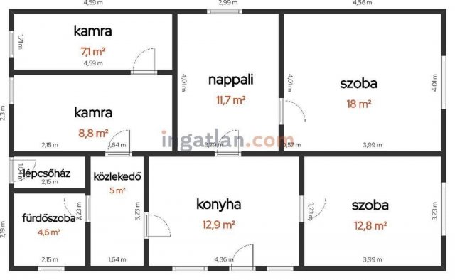 Eladó mezogazdasagi ingatlan, Tiszakécskén 21 M Ft, 2 szobás