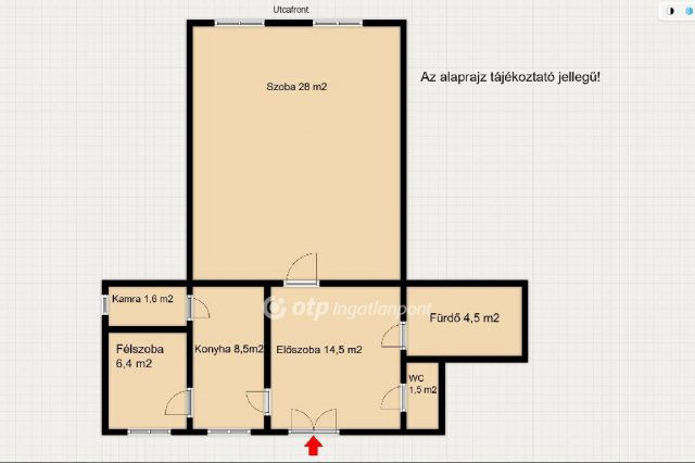 Eladó téglalakás, Budapesten, VIII. kerületben 63 M Ft