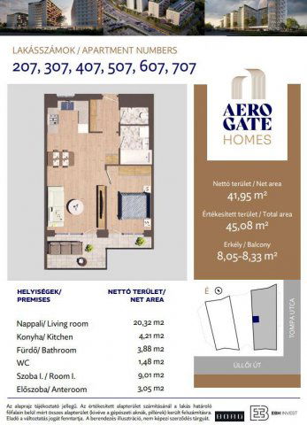 Eladó téglalakás, Budapesten, XIX. kerületben, Tompa utcában