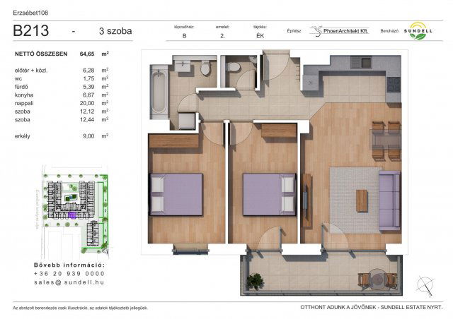 Eladó téglalakás, XIV. kerületben, Erzsébet királyné útján