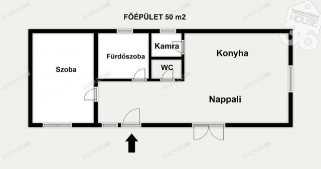Eladó családi ház, Kecskeméten 47.7 M Ft, 2 szobás