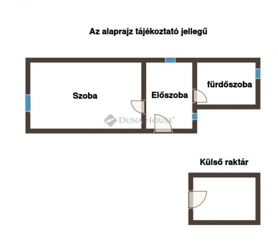 Eladó családi ház, Dömsödön 17 M Ft, 1 szobás
