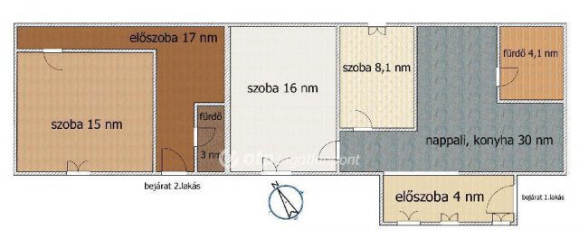 Eladó családi ház, Kiskunlacházán 44.9 M Ft, 5 szobás