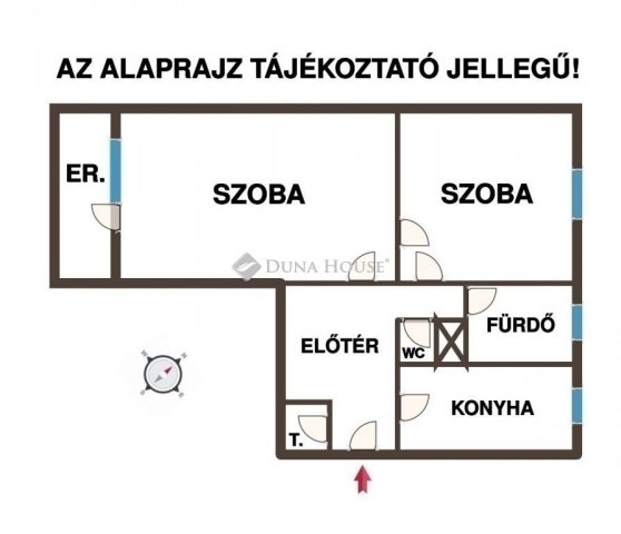 Eladó téglalakás, Budapesten, X. kerületben 59.9 M Ft, 2 szobás