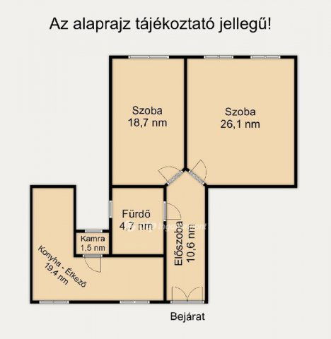 Eladó téglalakás, Budapesten, IX. kerületben 105 M Ft, 2 szobás
