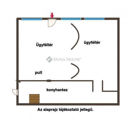 Kiadó üzlethelyiség, Pécsett, Király utcában 380 E Ft / hó