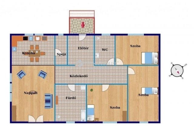 Eladó családi ház, Kecskeméten 83 M Ft, 4 szobás