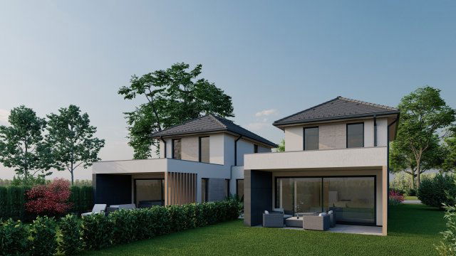 Eladó ikerház, Győrságon 66.1 M Ft, 4 szobás