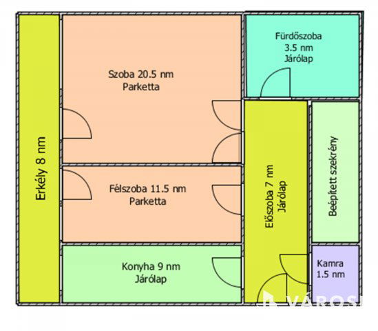Eladó panellakás, Salgótarjánban 21.5 M Ft, 2 szobás