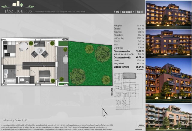 Eladó téglalakás, Budapesten, XIII. kerületben, Jász utcában