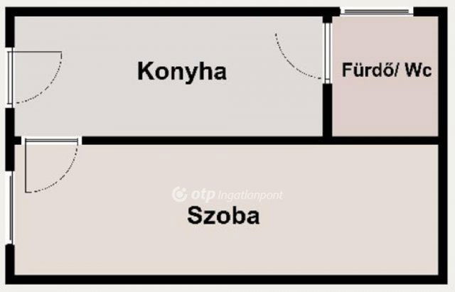 Eladó családi ház, Konyáron 4.9 M Ft, 1 szobás