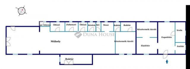 Eladó ipari ingatlan, Bakonyszombathelyen 33 M Ft