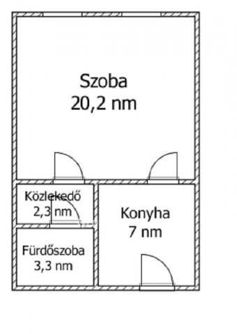 Eladó panellakás, Ajkán 26.9 M Ft, 1 szobás